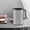Black, variant on Kabnic Plastic Pitcher Set with 4 Cups, Draining Tray, 2L Pitcher with Lid, Black Water Jug for Juice, Coffee, Tea, Lemon, and More