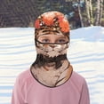 thumbnail image 3 of 2025 Children's Ski Face Guard Riding Face Guard Cartoon 3D Cat Ski Face Face Guard With Ears Music Festivals Raves Ski Halloween Party Keep Warm Windproof Outdoor Activities Light up Football Visor, 3 of 3