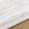 thumbnail image 6 of Hauteloom Akande Living Room, Bedroom Area Rug - Bohemian, Transitional - High Pile - Light Silver, Ash, Silver Gray - 5'3" x 7', 6 of 6