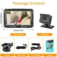 thumbnail image 4 of DXIMRX Baby Car Back Seat Camera, 4.3" HD 1080P Monitor Screen Camera Night Vision Infant Mirror, 4 of 10