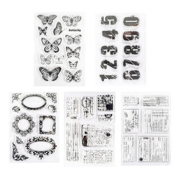Sharplace Clear Stamps Rubber Stamp for Crafting Card Making