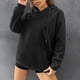 thumbnail image 5 of Sudaderas sueltas para mujer Sudaderas con capucha con cordón Camisas con gráficos en la espalda Jersey informal Tops de manga larga con bolsillo con mangas con hombros caídos Pompotops  gfhjh13632, 5 of 8