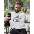 thumbnail image 2 of All You Need Is Corgi Sweatshirt Men -Image by Shutterstock, Male Medium, 2 of 7