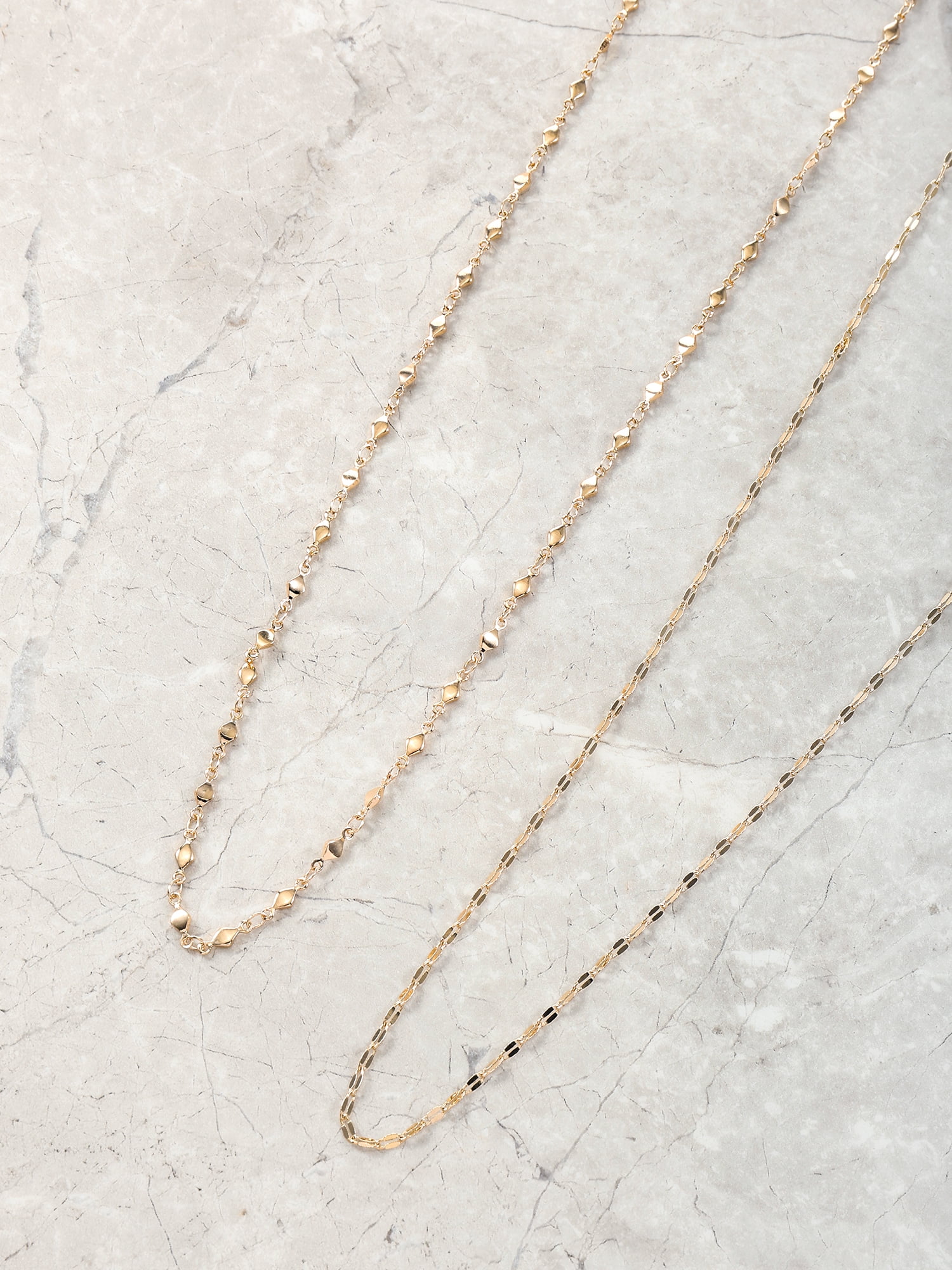 No Boundaries Goldtone Belly Chain Set, 2 Pieces