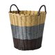 thumbnail image 2 of Cesto de ropa de plástico tejido | Contenedor de almacenamiento para ropa, juguetes y artículos del hogar | Ratán sintético de PVC plegable y transpirable, 2 of 8
