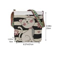 thumbnail image 2 of Jiibva Embroidered Shoulder Bag Boho Ethnic Shoulder Purse Hippie Messenger Bag Tote Handbag Crossbody Bag for Women, 2 of 7