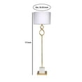 thumbnail image 5 of Benjara BM229447 Metal Floor Lamp with Infinity Accent & Tubular Support, Gold, 5 of 5