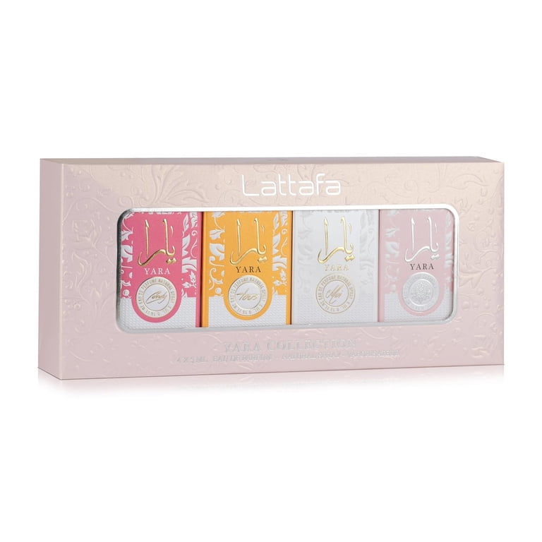 Lattafa Yara Collection Gift Set, 4-Piece for Women, Includes Yara