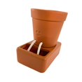 thumbnail image 2 of Flowerpot Vase de escritorio adorno creativo Soporte de flores Schanter decorativo para fiesta de bodas Sala de estar Café Decoración, 2 of 9