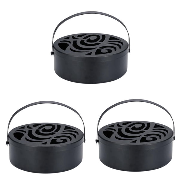3X Portabobinas Portátil de Metal para Mosquitos, Caja Domésticos