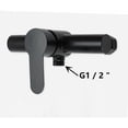 thumbnail image 2 of Handheld Shower Sprayer for Wall Mount Bathtub Faucet, Safe and Comfortable Use with High-Quality ABS Material for Winter Months (Three-Way Shower System), 2 of 5