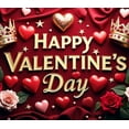 thumbnail image 4 of Valentines Day Gnomes Banner Party Backdrop Happy Valentines Background Home Decorations Indoor Outdoor Decor Photography Props, 4 of 4