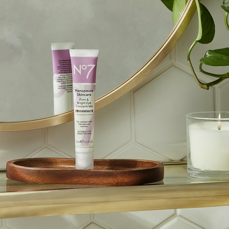 No7 Menopause Skincare Anti-Wrinkle Eye Cream, Firm & Bright No7 Menopause Skincare Anti-Wrinkle Eye Cream, Firm & Bright