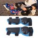 thumbnail image 3 of Protector de Rodilla para Niños Rodilleras de Ciclismo para Niños Azules y Negros con Banda Elástica Ajustable para Scooter ANGGREK, 3 of 8