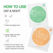 Naisture 15-Minute Rescue Me Kit - 6-Piece Korean Skincare Gift Set for Women (Cica, Turmeric, Tea Tree, Mud Masks)