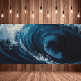 thumbnail image 4 of Ocean Wave Themed Background Backdrop Banner Party Decorations Photography Props Summer Beach Event Decor Background for Celebrations, 4 of 7