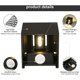 thumbnail image 4 of Luz de pared exterior LED de 12W con sensor de movimiento 3000K IP65 Luz de pared exterior con ángulo de haz descendente ajustable Diseño interior/exterior Thisnde ACTIVE Biensenido a ACTIVE, 4 of 5