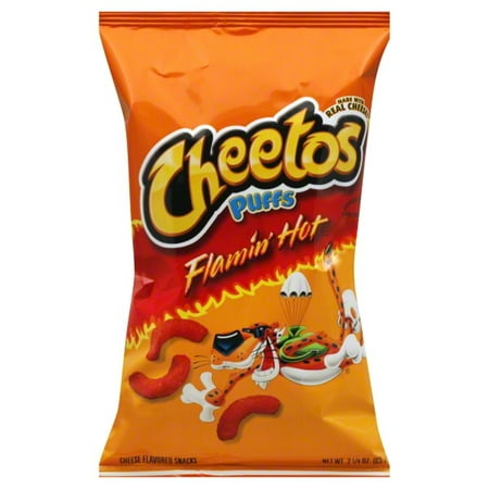 Frito Lay Cheetos Cheese Flavored Snacks, 2.24 oz
