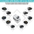 thumbnail image 2 of Battery Adapter for Makita B Series 18V Battery Converter To for G Series Tools, 2 of 4