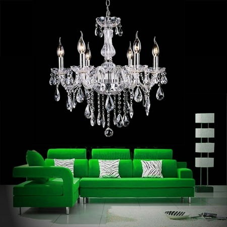 Halva Pendant Light - Chandelier 6 Lights Pendant Glass Ceiling Lamp