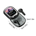 thumbnail image 3 of Bluetooth Headphones Qwtwty Intelligent Control Round Screen ANC Active Noise Reduction LED Full-color Screen Music Game Movie Mode Switching Bluetooth 5.4 Bluetooth Earbuds Headphones, 3 of 6