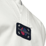 TKD Taekwondo Dobok Gi Kimono with Belt 8 oz Dojo Uniform Sizes 00-6