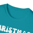 thumbnail image 3 of Adult Womens Retro Christmas Farm T-shirt, Nostalgic Country Christmas Barn, 3 of 3