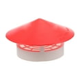 thumbnail image 1 of OUNONA 1 Pc Rainproof Chimney Cap PVC Windproof Protect Against Birds and Debris for Outdoor Use, 1 of 6