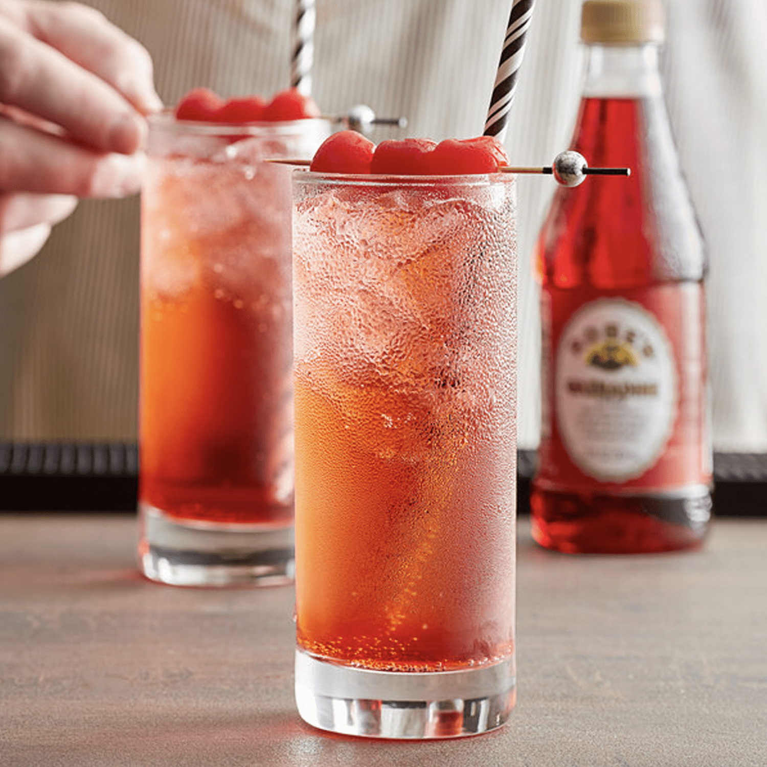 Rose's Grenadine Syrup 12 OZ Bottle, | Perfect for Cocktails