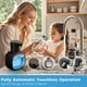 thumbnail image 2 of Automatic Liquid Soap Dispenser, 17oz/500ml Touchless Rechargeable with 4-Level Adjustable & IPX5 Waterproof - Level Display for Wall/Tabletop Use in Bathroom, Kitchen, Black, 2 of 5