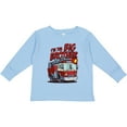 thumbnail image 3 of Inktastic Big Brother Fire Truck Boys Long Sleeve Toddler T-Shirt, 3 of 5