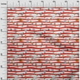 thumbnail image 3 of oneOone Georgette Viscose Red Fabric Circus Sewing Craft Projects Fabric Prints By Yard 42 Inch Wide, 3 of 5