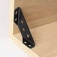 thumbnail image 4 of Soporte de Esquina de Acero Inoxidable, Conector Trapezoidal Fijo de 3 Lados para Muebles, Armarios, Estantes, Mesas y Sillas (Paquete de 1), 4 of 4