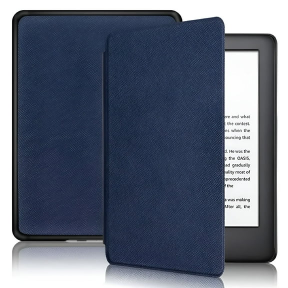 GJX Magnetic Case for Kindle Paperwhite 3 2 1 Protective Cover Dark Blue