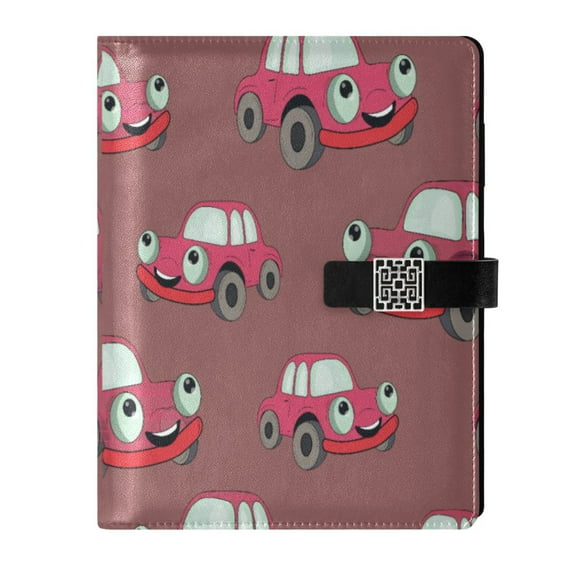 Premium Faux Leather Notebook - Refillable, Multi-Functional Organizer, 23.3x17cm, All-Season Use,Car