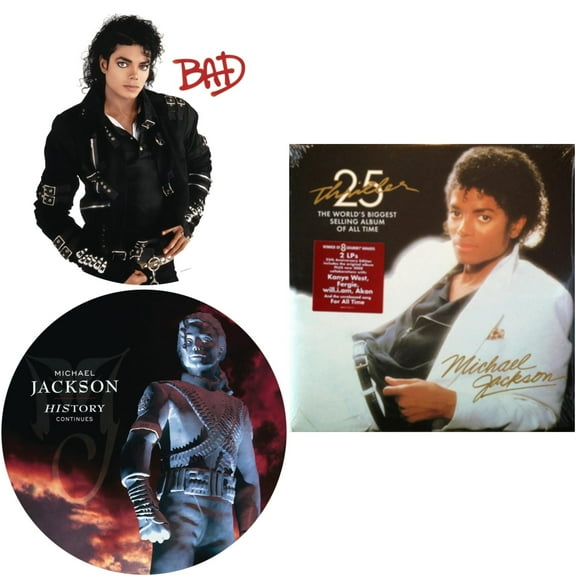 Bad (Picture Disc) & History: Continues (2LP/Picture Disc) & Thriller (25Th Anniversary Edition/2LP/180G/Gatefold)