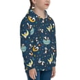 thumbnail image 3 of Daiia Space Sleeping Panda for Boys Fashion Hoodies & Sweatshirts with Kangaroo Pocket,Hooded Sweatshirt for Kid, Breathable& Moisture Wicking-Large, 3 of 6