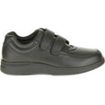 thumbnail image 2 of Women's Hush Puppies Power Walker II Two Strap Sneaker Black Leather 12 EW, 2 of 6