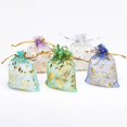 thumbnail image 2 of Bolsas de Organza con cordón, embalaje de joyería, boda, tul, dulces, 50 Uds., 2 of 4