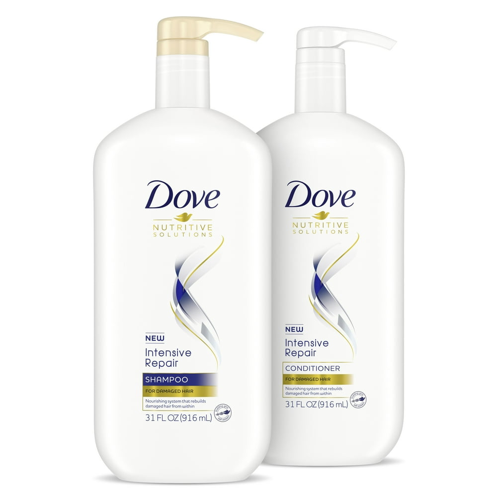 Dove Nutritive Solutions Shampoo and Conditioner with Pump Intensive