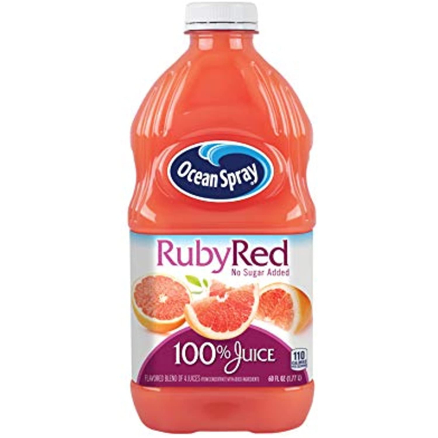 Ocean Spray 100 Juice, Ruby Red Grapefruit, 60 Ounce Bottle
