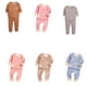 thumbnail image 3 of Qarigey Conjunto de ropa interior térmica para niños, invierno, clima frío, terciopelo, niños, calzoncillos largos, traje, capa base, manga Ropa interior Tipo 1 90cm, 3 of 6