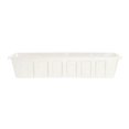 thumbnail image 2 of Novelty Poly-Pro Plastic Flower Box Planter, White, 30-Inch, 2 of 4