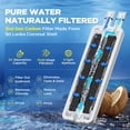 thumbnail image 2 of Reemplazo de filtro de agua de segunda generación compatible con Whirlpool WHR1RXD1, EDR1RXD1, EDR1RXD1B, Everydrop Filter 1, W10295370A, W10276924, W10291030, 9930 9930P 46-9930 46-9081 9081 P8RFWB2L, 2 of 5