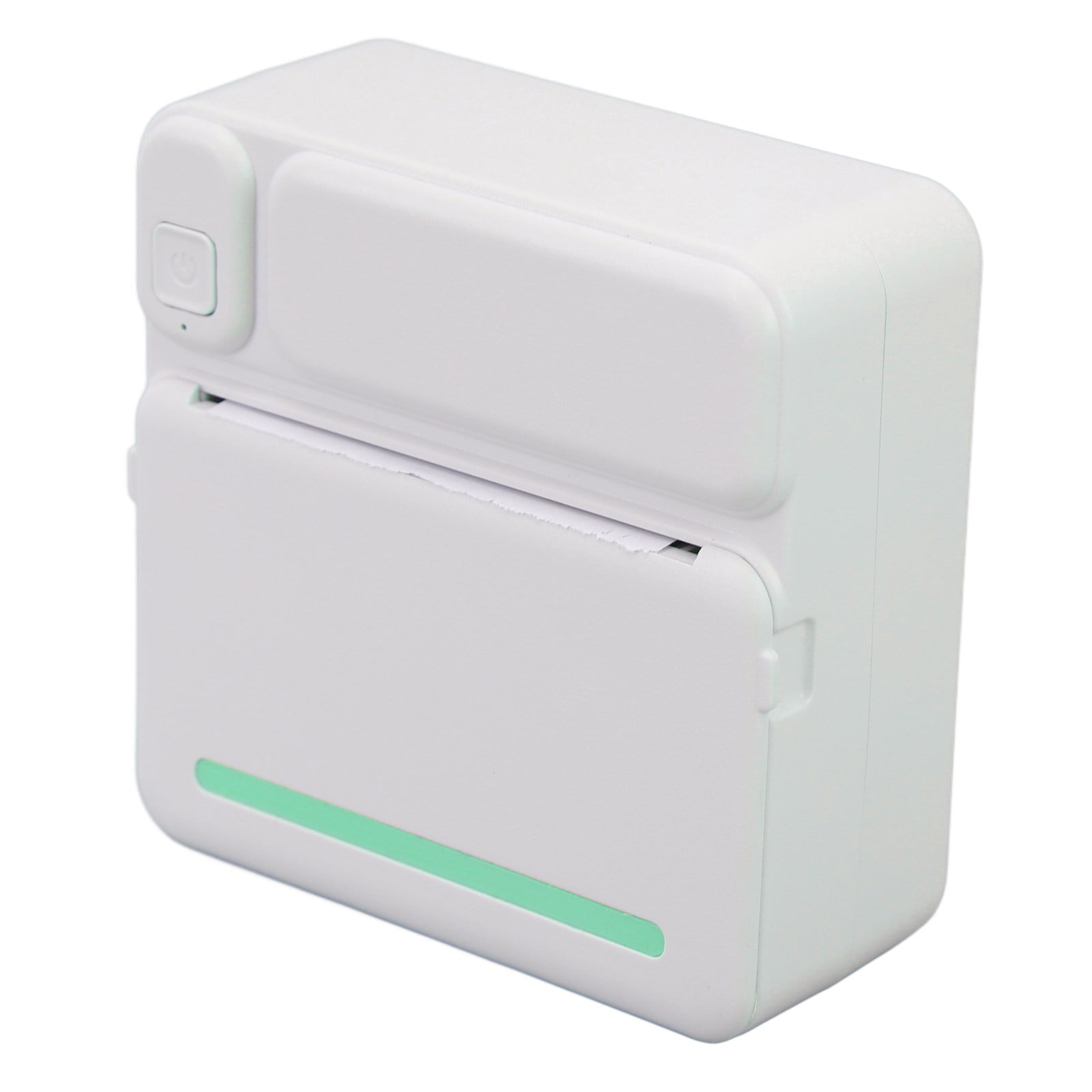 Mini Portable Thermal Printer, Bluetooth Inkless Sticker & Photo Printer for Notes, Green