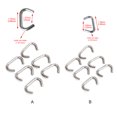 thumbnail image 3 of 6pcs Sidemount Clip Professional Sturdy D Shaped Nylon Band Clamp Swimming Sport Tools Small Fixator Clips Fix Holder 2mm, 3 of 8