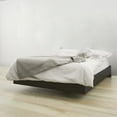 thumbnail image 2 of Pemberly Row 76" Modern Wood Full Size Platform Bed in Black, 2 of 7