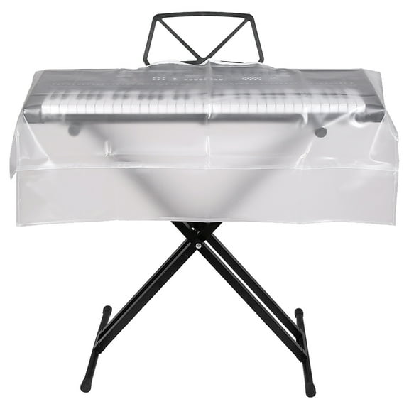 BLEEUS 61Keys Transparent Frosted Piano Cover Waterproof Digital Piano Cover (61 Keys) Musical Instruments Supplies (61 keys)