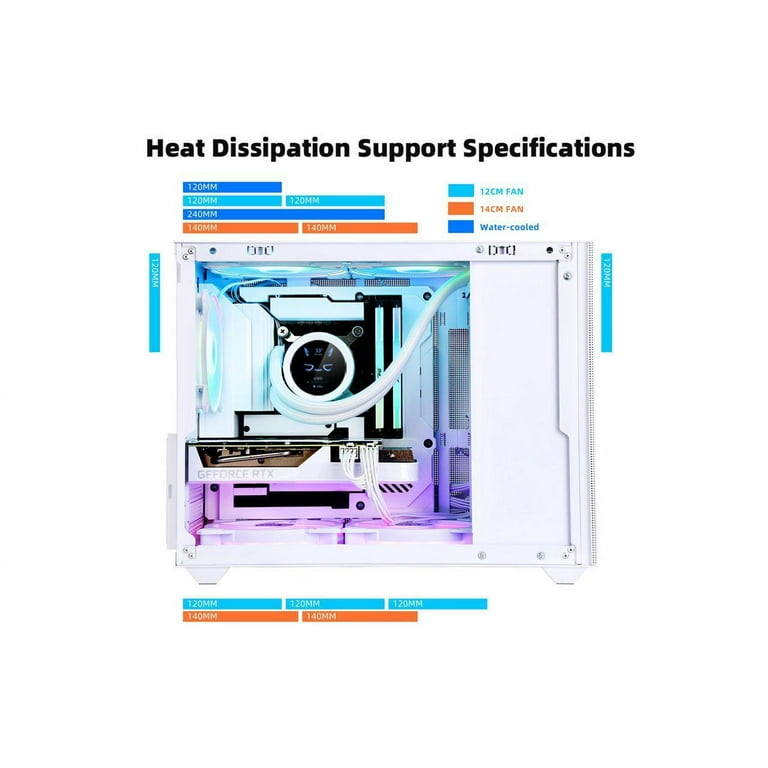 SAMA IM01 Pro Mini Micro ATX Tower Computer Case Tempered