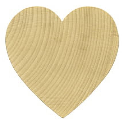 5 Pcs Hearts  3" tall x 3" wide x 1/4" thick Our hardwood hearts are ready to paint and decorate.
